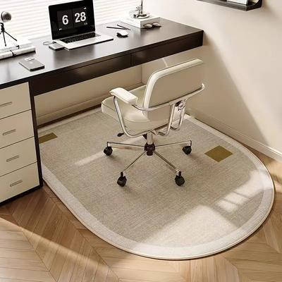 Heimcomputer-Schreibtisch Bodenmatte einfacher Studiertisch Drehstuhlmatte rutschfeste Matte Schlafzimmer Fußmatte Bürostuhl Teppich