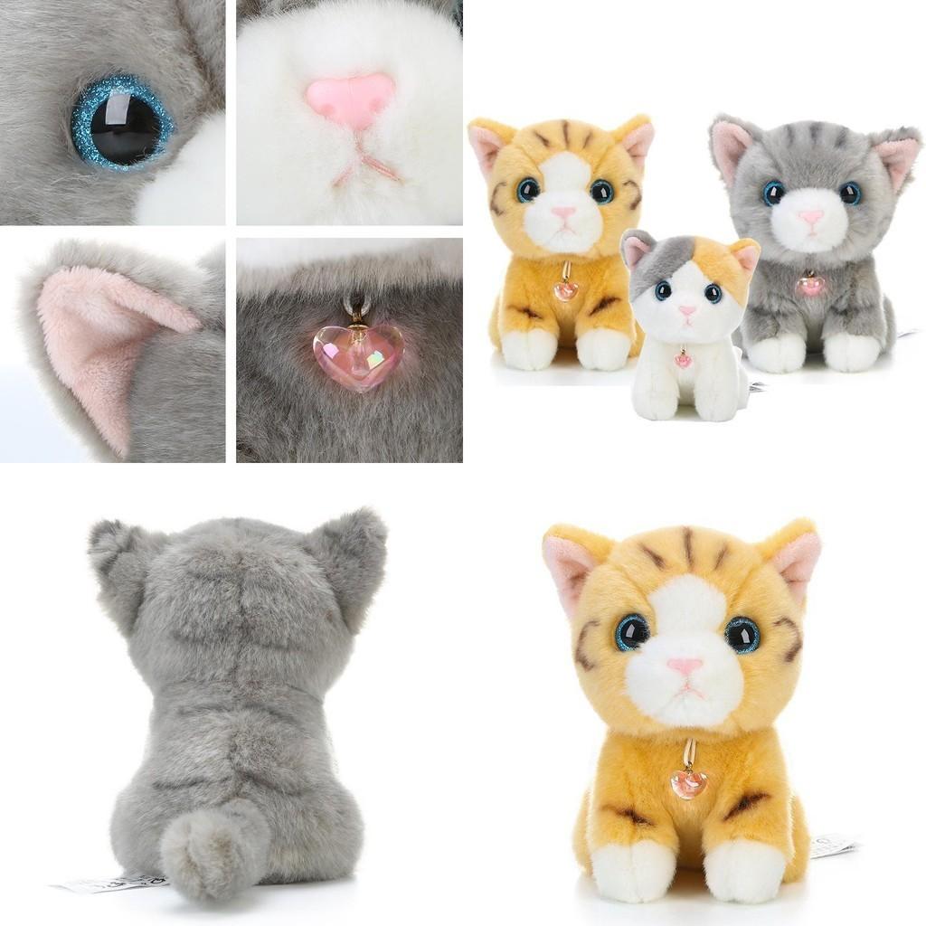 Adorable Simulation Siamese Shorthair Plush Cat Toy For Home And Room Decor