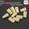 Fit Frasaco AG3 Typodont Dental Teeth Model Full teeth 32Pcs Screw-in Practice Filling Soft Gum Gingivae Teeth Training Teach