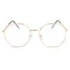 Computer Portable Polygon Ultra Light Frame Anti-Blue Light Eyeglasses Metal Glasses Eye Protection