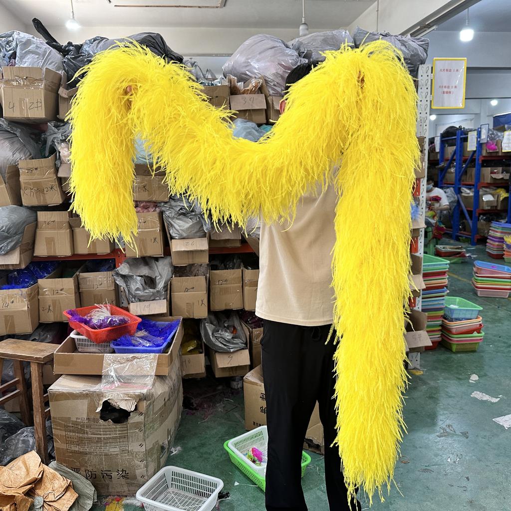 DIY Weißer STRAUSSENFEDER boa 1 6 10 15 35lagig Straußenfeder boa Besatz Tanzkleid Hochzeit Basteln Halloween Kundenspezifische Lieferung auf Lager