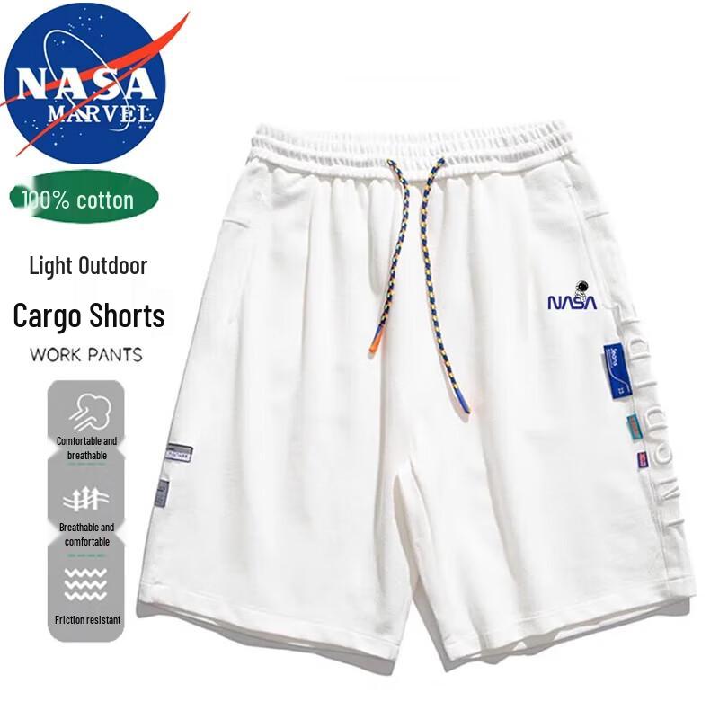 NASA MARVEL Men s Summer Casual Drawstring Shorts XL