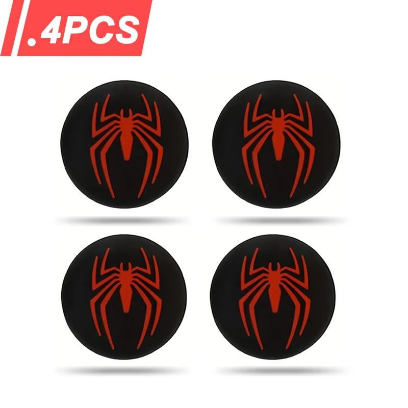4pcs Silicone Analog ThumbStick Grip Caps Cover For PS5/PS4/PS3/Switch 2 Accessories For Steam Deck/Xbox One/Xbox 360 Controller 5