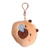 Zipper Capybara Plush Purse Bag Money Bag Capibara Earphone Case Capybara Coin Purse Wallet  Travel