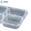 Disposable 4-Compartment Takeaway Lunch Box