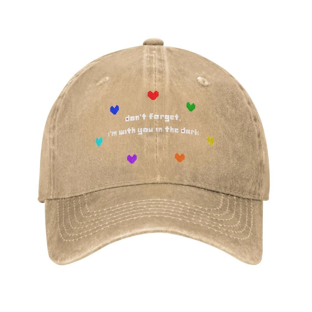 Deltarune Quote Deltarune Merch Baseball Cap Men Women Casual Caps Hat Adjustable Casquette Dad Hat