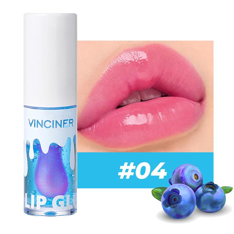 

8-цветный теплый блеск для губ с фруктовым вкусом, увлажняющее масло для губ длительного действия, осветление линий губ, водный блеск для губ blueberry