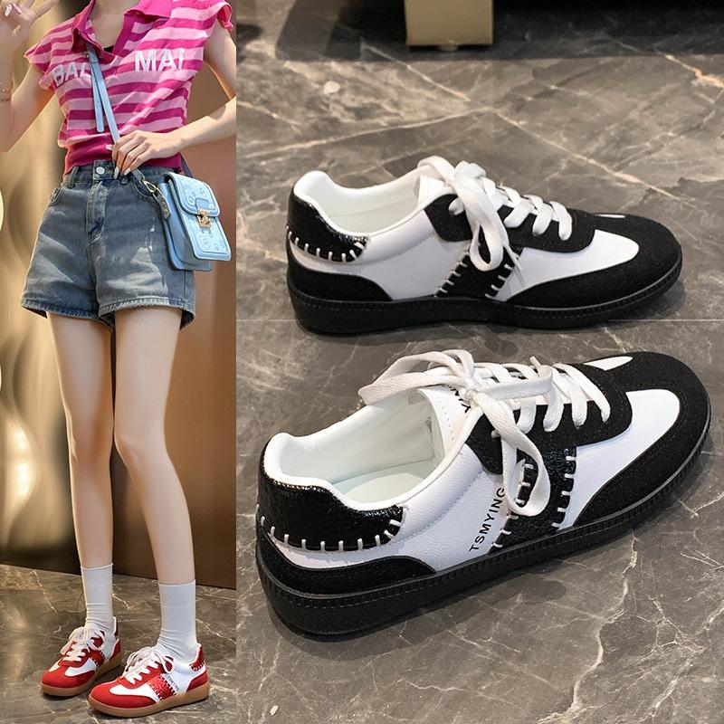 Casual Versatile Single Shoe Lightweight Thick Soled White Shoe