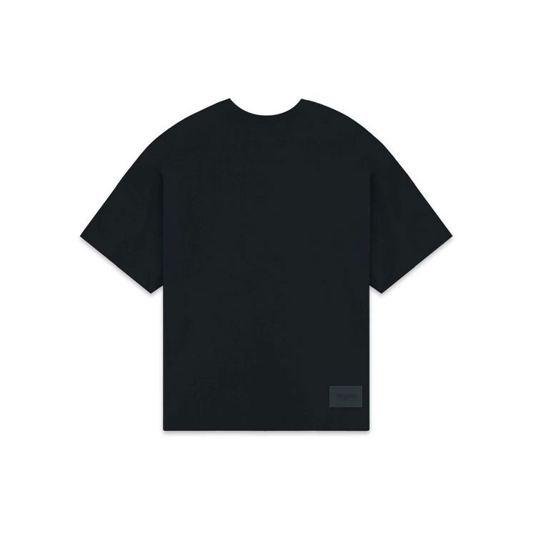 We11done FW22 Letter Logo Print Round Neck Short Sleeve T-Shirt Unisex T-Shirts Black WD-TT3-22-851-U-BK