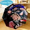 Custom Name Umbrella Heart Post Malone Art Umbrella 8-Frame for Travel, Camping, Casual Lightweight Portable, Essential for Family Gifts