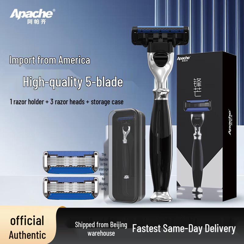 Apache Men s Manual Razor with Five-Layer Blades Five-Layer Blade