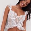 French Sexy Ultra Thin Underwear Women Lace Embroidery Flowers Bra Set Breathable Body Shap Bras and Thongs Sets Lingerie