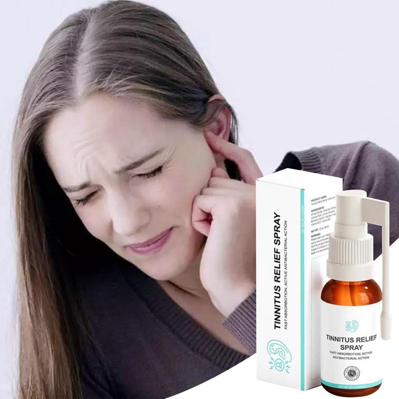 New 30ml Tinnitus Relief Portable Ear Spray Clear Tinnitus Effective Ringing in The Ear Relief Ear Wax Removal Spray Tinnitus