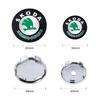 56/60/68/65mm Car Styling Wheel Center Hub Caps Rim Cover Badge Sticker For Skoda Octavia Fabia Rapid Superb Kodiaq Karoq Kamiq