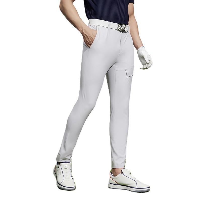 Fila Golf Series Solid Color Elite Woven Casual Pants Unisex Pants Misty-Gray A11M425803F-GY