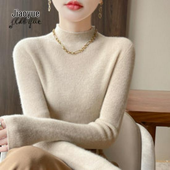 French Chic Lace Base V-Neck Velvet Sweater - Women's Long Sleeve Knitted Top