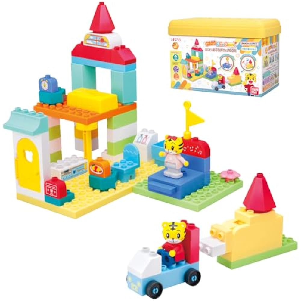 Bandai (BANDAI) Shimajiro Action Block Series Shimajiro s House Block Box Target Age 3 years and up