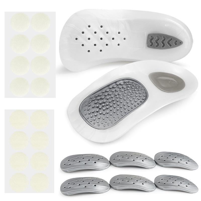 Breathable Detachable Arch Support Heel & Metatarsal Pads for Women & Men