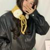 Korean Style Lambswool Lace-up Earmuffs - Warm, Versatile Ear Protection for Autumn/Winter Riding