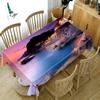 Seascape World Pattern Sea Playground Tablecloth Thicken Cotton Rectangular Round Table Cloth For Wedding Picnic Party
