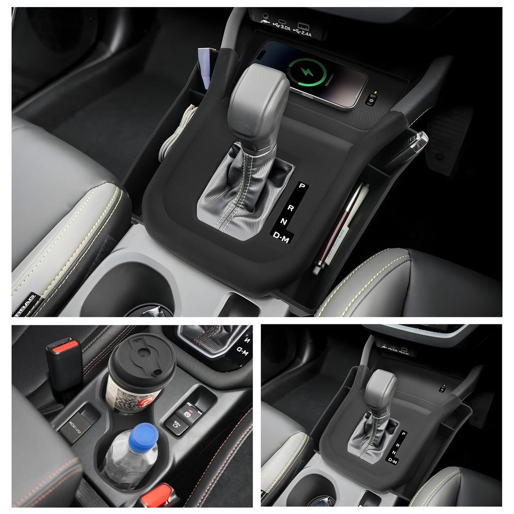 Ruiya 2025 New Forester Subaru Forester SL Dedicated Center Shift Panel Drink Holder Cover Cup Holder Protective Cover Type 6th Generation Silicone