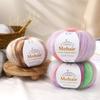 Silk Mohair Gradient Yarn for Hand-Knitted Shawls and Sweaters