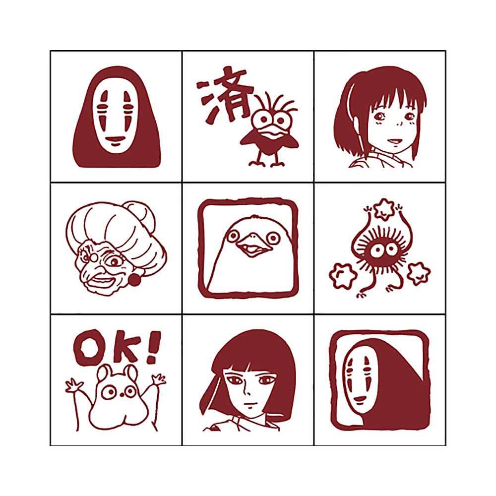 Beverly Studio Ghibli Spirited Away Stamp Check Stamp CK9-054