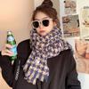 New Scarf for Women Winter Houndstooth Two color Korean Style Versatile High End Women's Autumn and Winter Warm Student Scarf