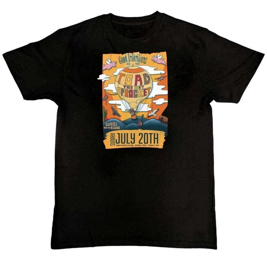 Toad the Wet Sprocket Tour 2025 July Mens T-Shirt