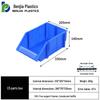 Large Wall-Mounted Plastic Screw Organizer with Compartments