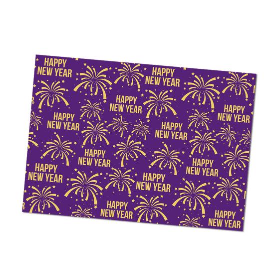 5Pcs Christmas Wrapping Paper Gold Foil Gift Wrap with Holiday Tree Designs Flower Bouquet Packing Paper for DIY Present Packaging