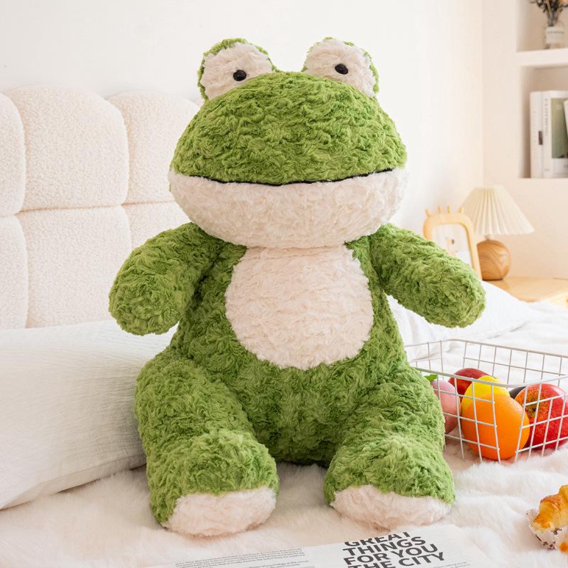 Adorable Frog Plush Toy - Sleep Pillow & Living Room Decor for Girls