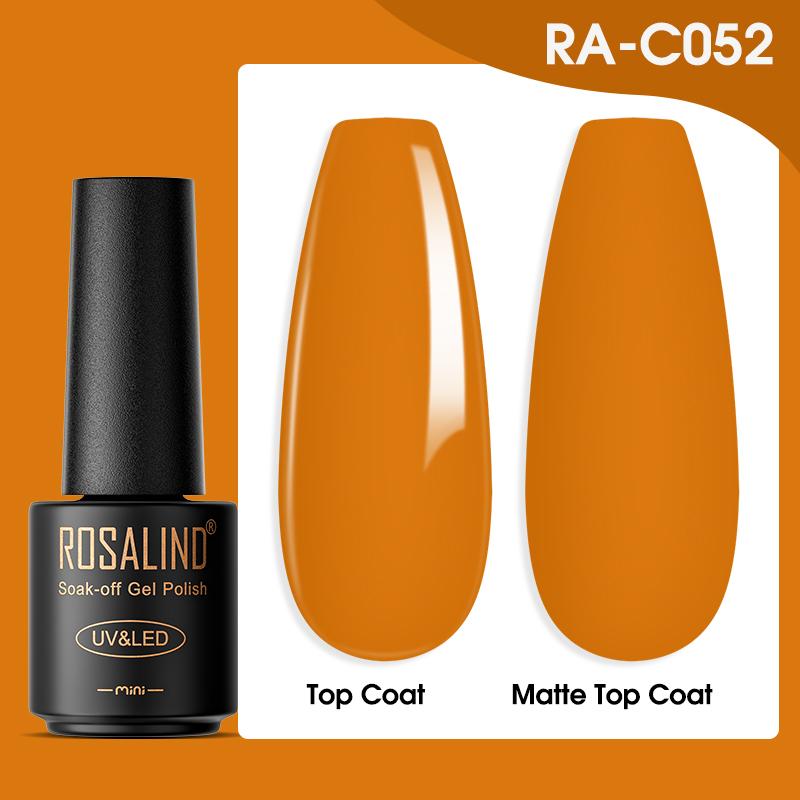 ROSALIND 7 ml Gel-Lack, Lak-Gel-Nagellack, graue Serie, UV-LED-Soak-off-Acryl-Nagelkunst