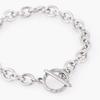 Jbans Classic 8Mm Bold Ring Surgical Steel Wheel Line Toggle Bar Chain Bracelet (C2501Ac1249_Sv)
