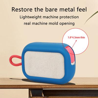 Silikonhülle Schutzhülle Kratzfeste Abdeckung für SoundCore Select 4 Go Bluetooth-kompatibler Lautsprecher Gehäuse Hülle