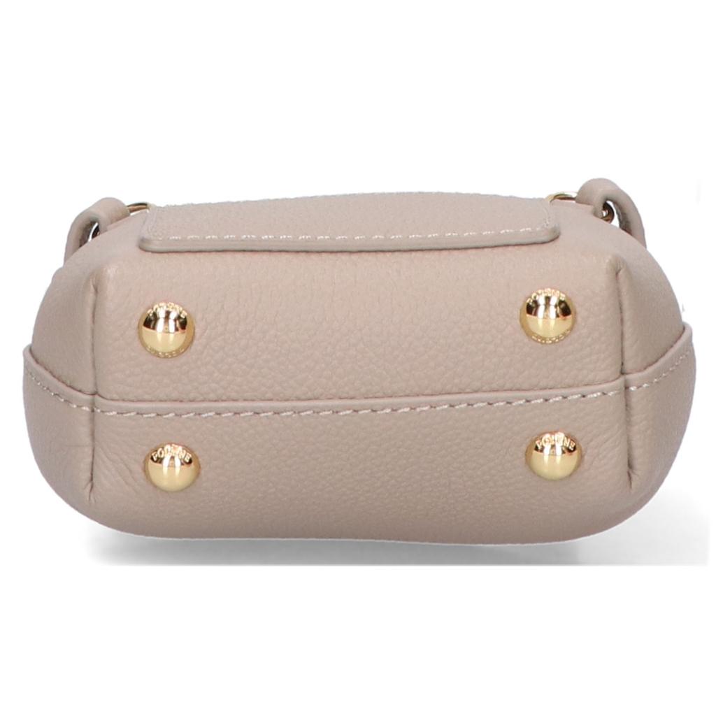 POLENE [Excellent Condition] Numero Un Micro Edition Textured Shoulder bag greigeUsed