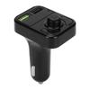 FM Transmitter Car Adapter Automatic Power Off Memory Colorful Ambient Light USB Charging Car