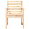 VidaXL Chaises de jardin 2 pcs 60x48x91 cm bois massif de pin 824053