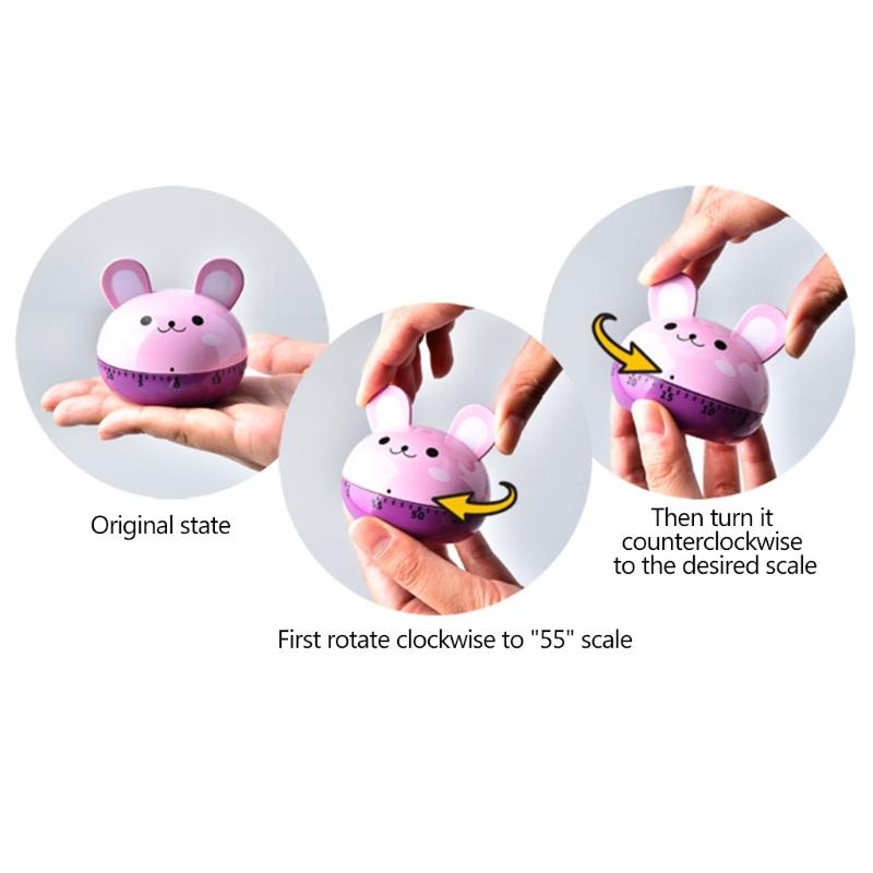 Kitchen Timer Precision Life Timer Suitable for Home Kitchen Good Gift No Batteries Requried for Children & Adult Gift