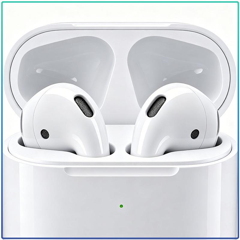 AirPods 2 2ης Γενιάς Bluetooth 5.0 Ασύρματα Ενδοαυτικά Ακουστικά Αυτόματο Pop-up Διπλό Μικρόφωνο Μεγάλη Μπαταρία Αθλητικά Μίνι Ακουστικά