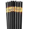 Golden Blessing Alloy Chopsticks Set, 20-Pair