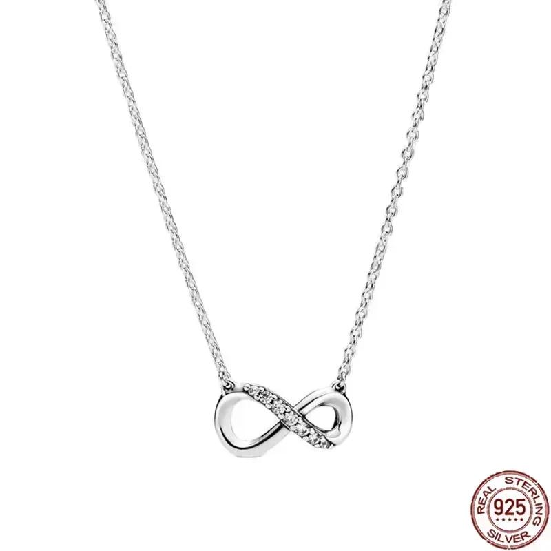 Collana a Cuore in Argento 925 Regalo di Natale Compleanno per Donne Gioielli Rotondi Lucidi Raffinati Fascino Classico Sorpresa