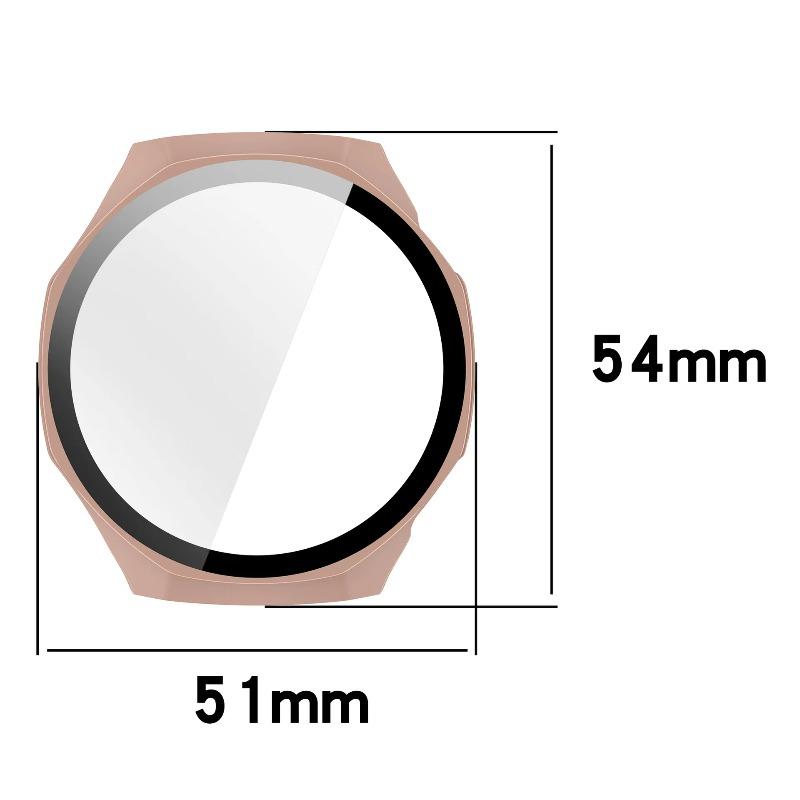 For Huawei Watch GT 6pro 46mm Hard Case Full Coverage Screen Protector With Tempered Glass 2 In 1 Shell Watch Decoration