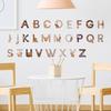 2Pcs Animal Alphabet Decals Self Adhesive Strong Stickiness Waterproof Exquisite Pattern Adorable PVC Cartoon Animal Alphabet Decals