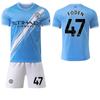 2025-26 Man City domácí dres #9 Haaland #17 De Bruyne Fotbalové dresy