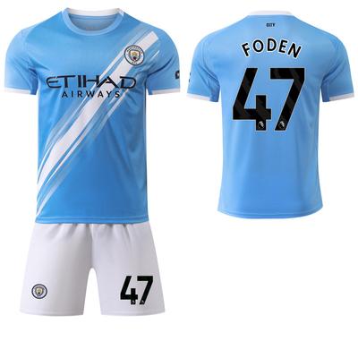 2025-26 Man City Home Jersey #9 Haaland #17 De Bruyne Football Jerseys