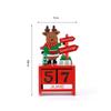 Festive Countdown Wooden Calendar: Christmas Decoration for Desktop and Window Display