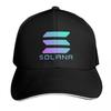Solana Crypto Solana Cryptocurrency SOL Cap Fashion Casual Baseball Caps Adjustable Hat Hip Hop Summer Unisex Baseball Hats