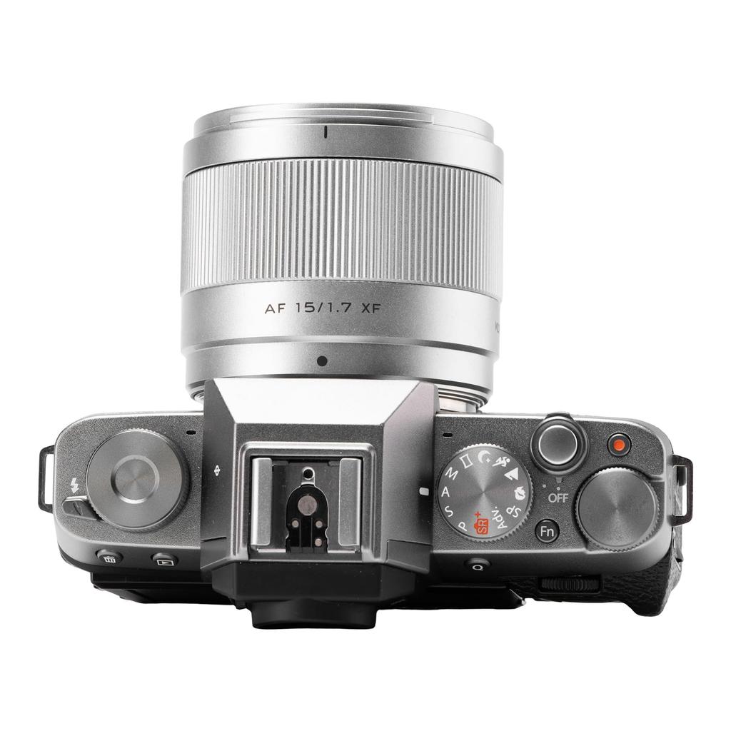 Viltrox AF 15mm XF AIR Angle Lens for Fujifilm Large Aperture Interchangeable Silver F1.7 Ultra-Wide X-Mount, F/1.7 Lens,