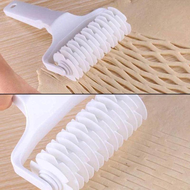 Pizza Roller Knife Pie Slicer Mold Pastry Embossing Lattice Dough Cutter Plastic Pizza Pie Cutter Wheel Baking Kitchen Gadgets